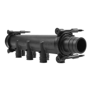 Uponor Q2271051 7-Ports Branch Tee With Mounting Clip, 1 in, ProPEX®, Polysulfone