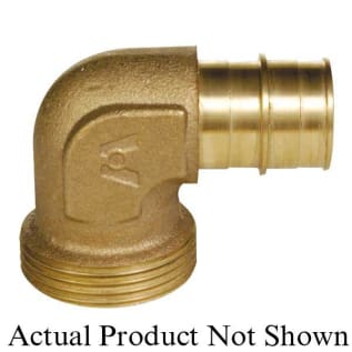 Uponor ProPEX® Q4153215 Manifold Elbow Adapter, R32 x 1-1/2 in, 120 psi, 220 deg F, Brass, Import