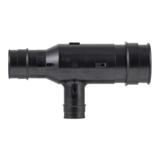 Uponor Q4751557 Reducing Tee, 1-1/2 x 1-1/2 x 3/4 in Nominal, ProPEX® End Style, Modified Polyphenylsulfone, Domestic