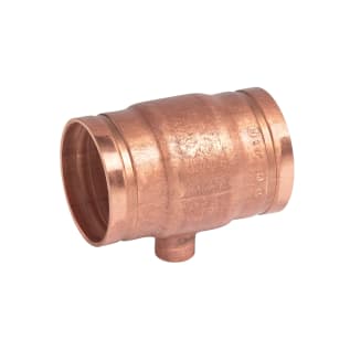 Victaulic® FC15626C00 Reducing Tee, 2-1/2 x 2-1/2 x 1 in, Grooved x Grooved x Cup, Wrot Copper