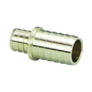 Viega 46156 PureFlow® Model V5047ZL Adapter, 1 in, PEX Crimp™ x Polyethylene, Brass, Domestic