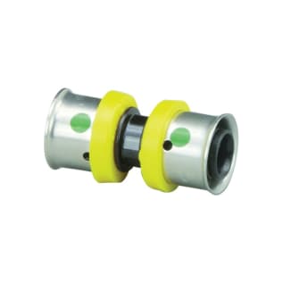 Viega 49407 PureFlow® Model V5615 Coupling, 1-1/2 in Nominal, PEX Press End Style, Polymer, Domestic