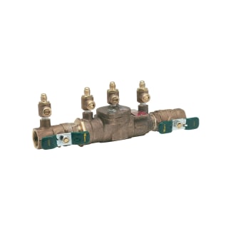 WATTS® 0062020 007 Inline Double Check Valve Assembly, 3/4 in Nominal, Female Threaded NPT End Style, Quarter-Turn Ball Valve, Bronze Body, 7.5 fps Flow Rate, Domestic