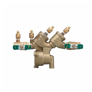 WATTS® 0065373 LF919 Double Check Valve Assembly, 1 in Nominal, NPT End Style, Quarter-Turn Resilient Seated Ball Valve, Cast Copper Silicon Alloy Body, Reduced Pressure Zone, Domestic