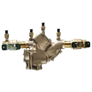 WATTS® 0391009 LF909 Reduced Pressure Zone Assembly, 1 in Nominal, FNPT End Style, Quarter-Turn Ball Valve, Cast Copper Silicon Alloy Body, Domestic