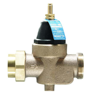 WATTS® 0009471 LFN45B Standard Capacity Pressure Reducing Valve, 1/2 in Nominal, NPT Union Inlet x FNPT Outlet End Style, 25 to 75 psi Pressure, Copper Silicon Alloy Body, Domestic