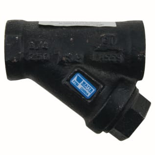 WATTS® 0220085 77SI Wye Strainer With #20 Mesh Screen, 3 in Nominal, 10 in OAL, FNPT Connection, Graphite Softgoods, Import