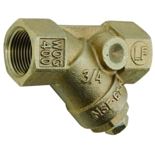WATTS® 0379112 LF777SI Wye Strainer, 3/4 in Nominal, 3-3/16 in OAL, FNPT Connection, EPDM Softgoods, Import