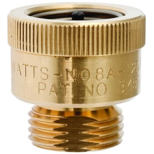 WATTS® 0061877 8 Series Vacuum Breaker, 3/4 in Nominal, Female Hose Threaded x Male Hose Threaded End Style, Brass Body, Import