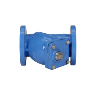 WATTS® 0825212 77F-DI-FDA-125 Wye Strainer, 4 in Nominal, 12-1/8 in OAL, Flange Connection, Graphite Softgoods, Import