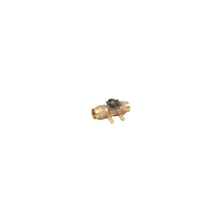 WATTS® 0856811 LFCSM-61-S Flow Measurement Valve, 1 in Nominal, Solder End Style, Brass Body, Domestic
