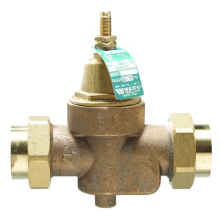 WATTS® 0009639 LFN55B Pressure Reducing Valve, 1 in Nominal, NPT Union x FNPT End Style, 25 to 75 psi Pressure, Brass Body, Domestic