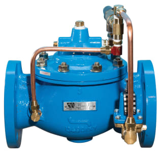 WATTS® V2013-03 LFF115 Pressure Reducing Globe Valve, 3 in Nominal, Flanged End Style, 250 psi Pressure, 30 to 485 gpm Flow Rate, Ductile Iron Body, Domestic
