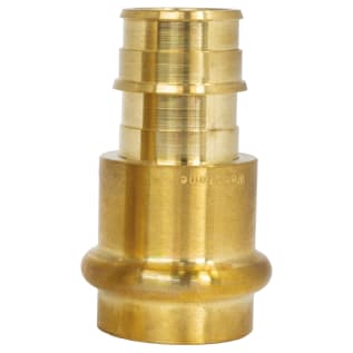 Webstone H-16802W 1680 Transition Fitting Coupling, 1/2 in Nominal, Press x PEX End Style, Forged DZR Brass, Import