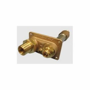 Woodford® 32P-12 Model 32 Freezeless Lawn Sprinkler Supply Wall Hydrant, 3/4 or 1 in, Combination FNPT x MNPT, 12 in THK Wall, 125 psi, Domestic