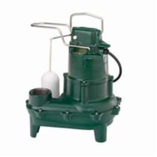 Zoeller® 264-0002 Waste-Mate 264 1-Seal Submersible Pump, 4/10 hp, 115 VAC, 2 in NPT Outlet, Cast Iron, 9.4 A, 1 ph