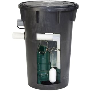 Zoeller® 912-0082 Pre-Assembled Simplex Sewage Package System, 2 in NPT Discharge Pipe, 2 in Solid Handling, 115 VAC, 1 ph, Cast Iron, 2800 rpm Motor