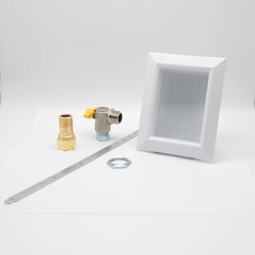 SIOUX CHIEF 696-1031GF OXBOX GAS VALVE OUTLET BOX W/ 3/4" NPT VALVE AND ADAPTER FOR IRON PIPE, BAGGED (6 PER BOX) SOLD PER EACH