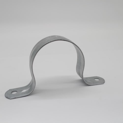 Jones Stephens™ H13200 2-Hole Pipe Strap, 2 in IPS, Steel, Galvanized, Domestic