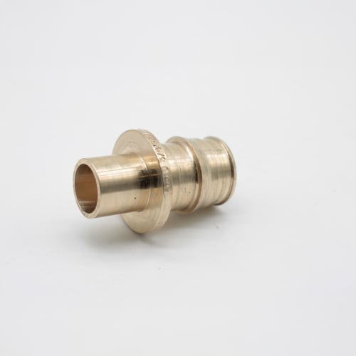 Uponor LF4507550 Adapter, 3/4 x 1/2 in, PEX x C, Brass, Domestic