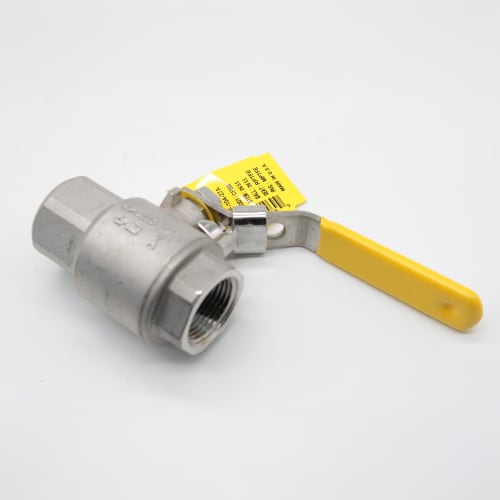 Apollo™ 76F10427A 76F-100-A 2-Piece Ball Valve, 3/4 in Nominal, FNPT End Style, Stainless Steel Body, Full Port, MPTFE/RPTFE Softgoods, Domestic
