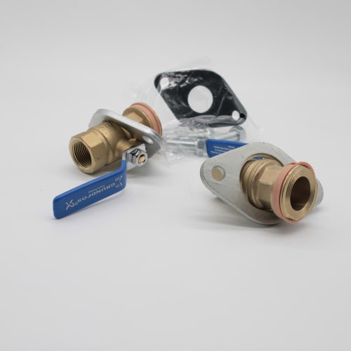 Grundfos 96806130 UP Series Dielectric Isolating Valve Set, 150 psi, 230 deg F