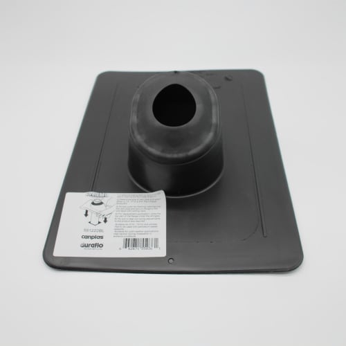 CANPLAS 551222BL 1.5" TO 2" STRETCH FIT OVER PIPE ROOF FLASHING