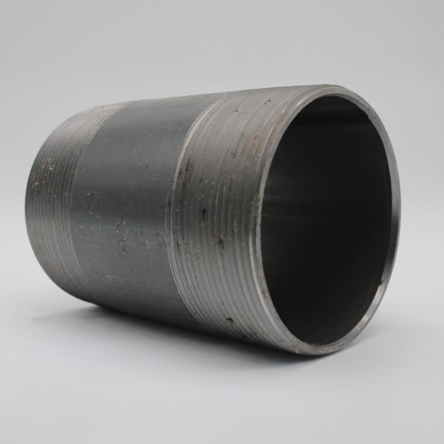 4"X6" BLK STEEL NIPPLE
