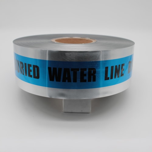 Pro Line 103121253 103 Detectable Marking Tape, Blue, Diagonal Striped Pattern, 1000 ft L x 3 in W x 5 mm THK