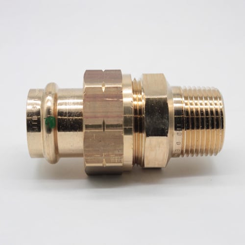 ProPress® 79740 Pipe Union, 1 in Nominal, Press x MNPT End Style, Bronze, Import