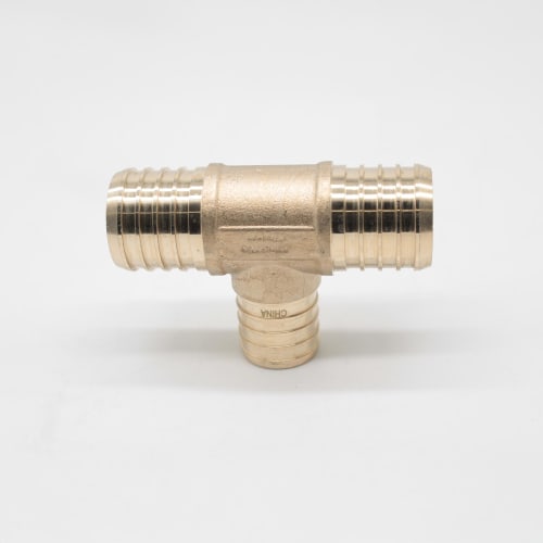 A.Y. McDonald 5423-054 72330 1 1/4X1 Reducing Tee, 1-1/4 x 1 in Nominal, PEX End Style, Brass, Import