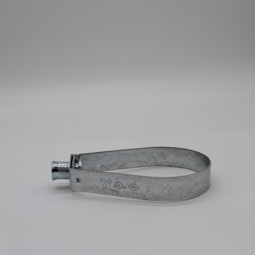 PHD 1410200EG NFPA Swivel Ring Hanger, 2 in Pipe, 300 lb, 3/8 in Rod, Carbon Steel, Electro-Galvanized, Domestic