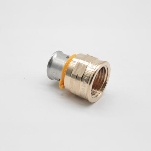 PureFlow® Press 91520 Pipe Adapter, 1/2 in Nominal, Press x MNPT End Style, Bronze, Import