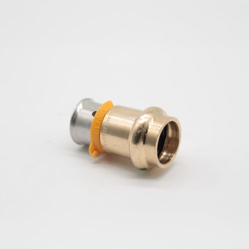 PureFlow® Press 99620 Pipe Adapter, 1/2 in Nominal, Press End Style, Bronze, Import
