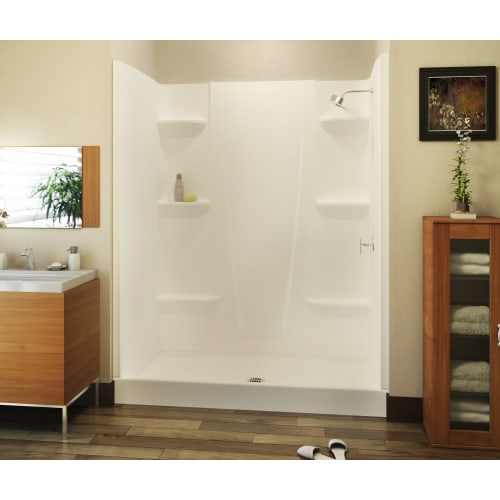 SWAN A2 6034CS WHT CD 4PC REMODEL SHOWER A2 COMPOSIT 60"X34"X76"