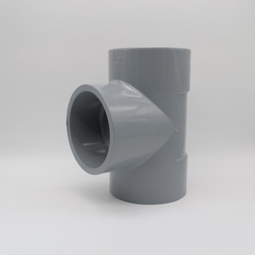 IPEX Corzan® 059489 Tee, 4 in, Socket, SCH 80/XH, CPVC