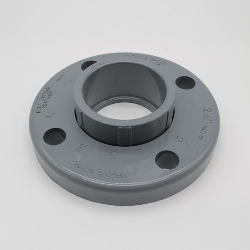 IPEX Corzan® 059268 Van Stone Heavy Duty Flange, 2 in Nominal, CPVC, Socket Connection, 6.95 in OD