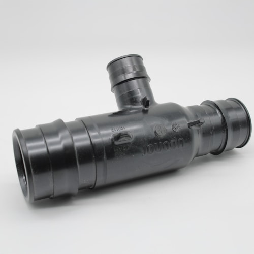 Uponor Q4752525 Reducing Tee, 2-1/2 x 2 x 1-1/2 in Nominal, ProPEX® End Style, Polyphenylsulfone, Domestic