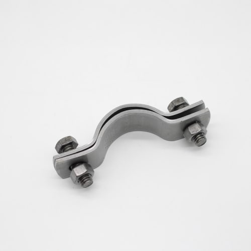 PHD 520 0150PL Standard Pipe Clamp, 1-1/2 in Pipe/Tube, 800 lb Load, Carbon Steel, Plain, Domestic