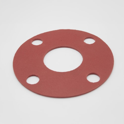 2"X1/8" RED RUBBER FULL FACE GSKT NEW STD 150 LB