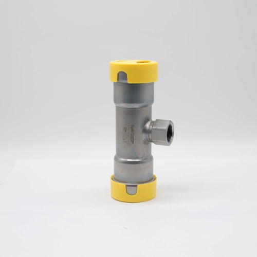 POWERPRESS 1-1/2"X1-1/2"X3/4" CS FPT TEE (PXPXFPT) YELLOW GAS PWR7481903