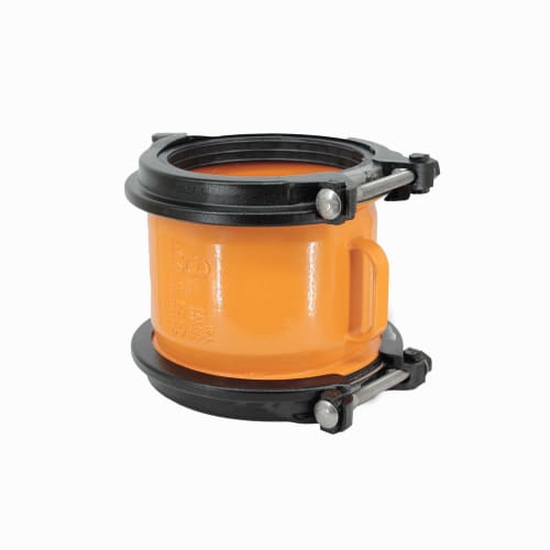 ROMAC MACRO-HP-9.75 8" WIDE RANGE TWO-BOLT CPLG, SSFE EPOXY L&C, EPDM, 304SS B&N, 8" LONG, W/ 1EA 9.10-9.75 A/C GASKET INCLUDED RANGE 8.60-9.30