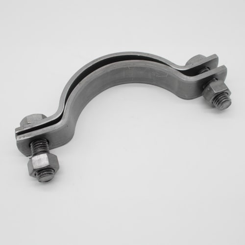 PHD 520 0400PL Standard Pipe Clamp, 4 in Pipe/Tube, 1040 lb Load, Carbon Steel, Plain, Domestic