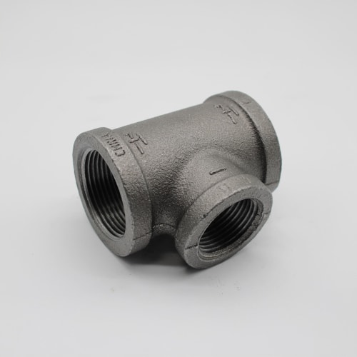 1-1/4"X1-1/4"X1" BLK MI TEE