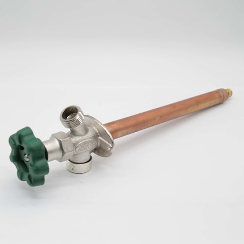PRIER C144-W10-SGH 10" MT FROSTPROOF ANTI SIPHON HYDRANT W/ TOP MOUNT VACUUM BREAKER 1/2" F1960 (WIRSBO/UPONOR) CONNECTION MULTI TURN STEM SOFT GRIP H