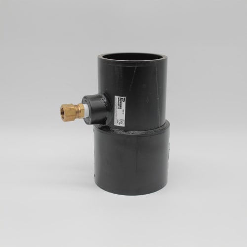 3" ABS TRAP PRIMER WITH 3/8" NPT X 1/2" OD COMP BAP ADAPTER