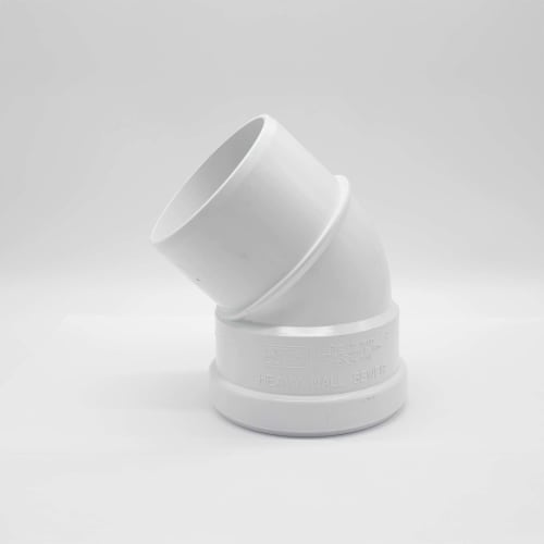 4" HVY WALL SDR26 PVC SEWER SXG 45 W/ GSKT H404 922-0004