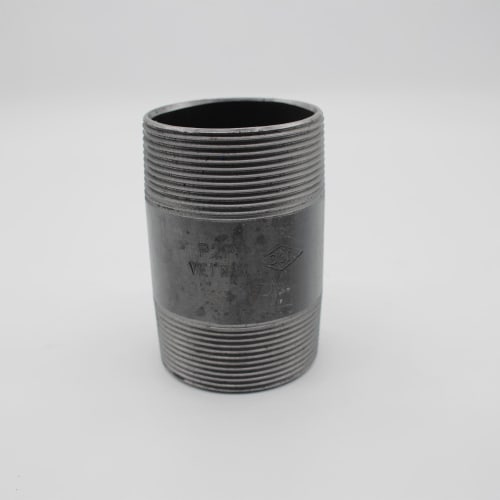 2"X3-1/2" BLK STEEL NIPPLE