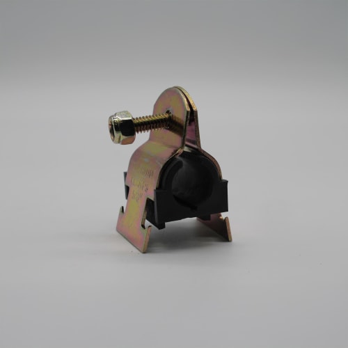 PHD S2504 GG Strut Clamp With Cushion, 1/2 in, 50 lb Load, 5/8 in OD, Carbon Steel