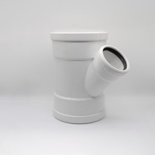 8"X4" PVC SEWER GXGXG WYE W/ GSKTS G3084 107-0084